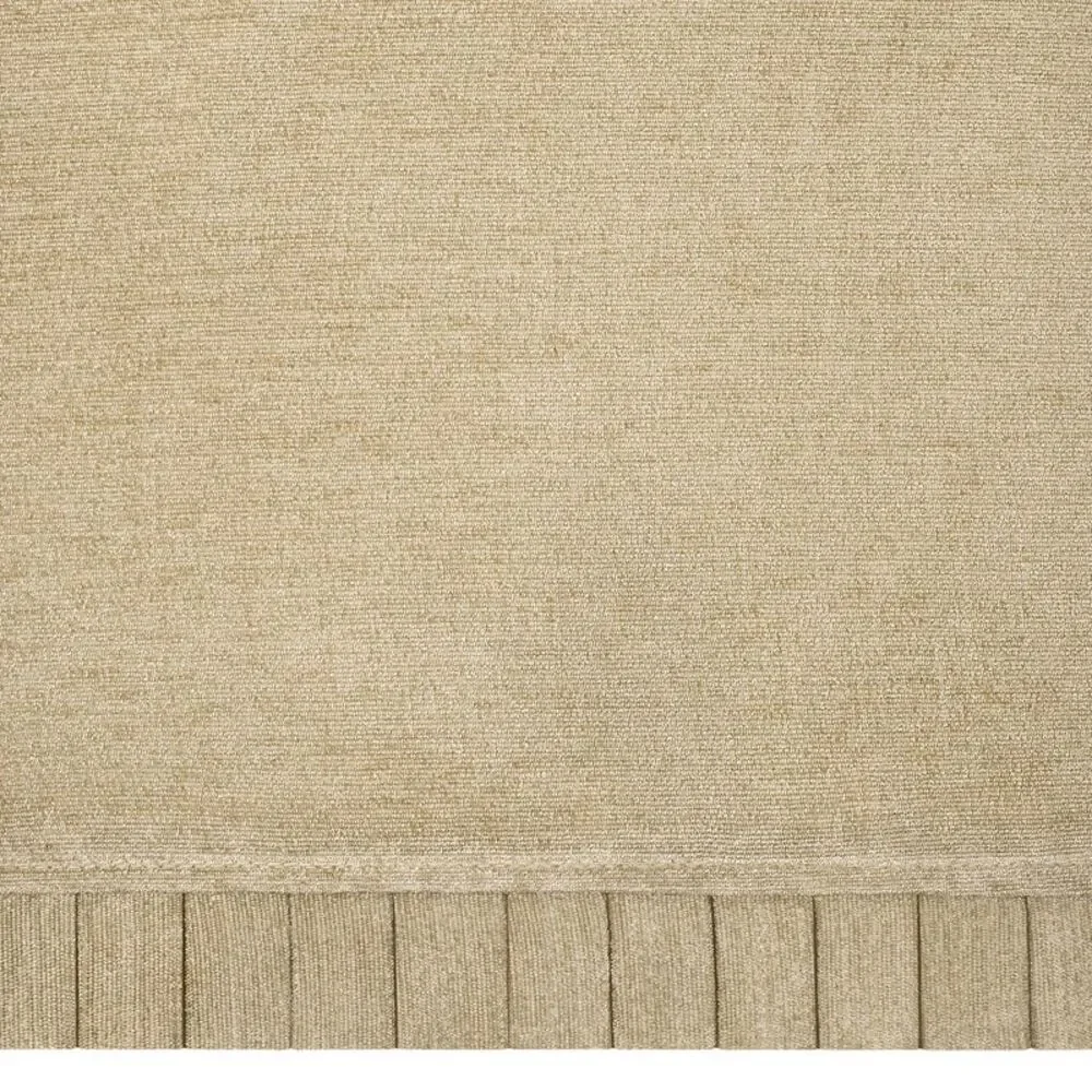 Achim Home Furnishing Bordeaux Tan Solid Pleated Window Curtain Panels : 52
